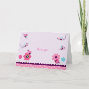 Sweet Baby Bug Thank You Note Cards