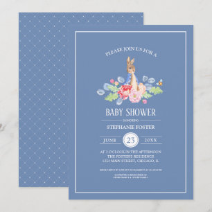 Sweet Baby Bunny   Rabbit Baby Shower Invitation