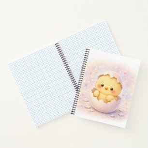 Sweet Baby Chick Hatching Egg Notebook