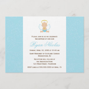 Sweet Baby Christening Invitation