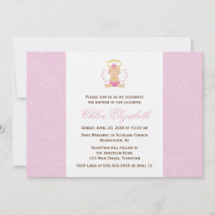Sweet Baby Christening Invitation