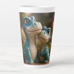 Sweet Baby Dino Snuggles Latte Mug