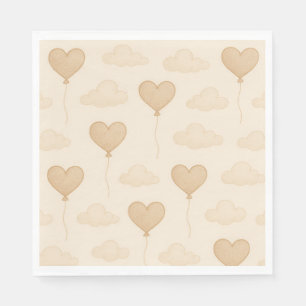 Sweet Baby Elephant Baby Shower Balloons  Napkin