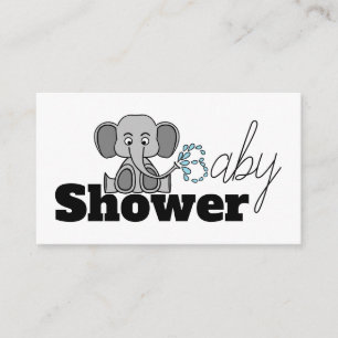 Sweet Baby Elephant, Baby Shower Ticket Invitation