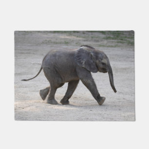Sweet Baby Elephant Kibali Doormat