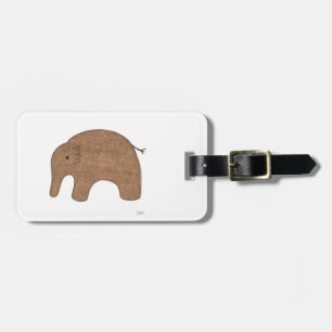 Sweet Baby Elephant Luggage Tag