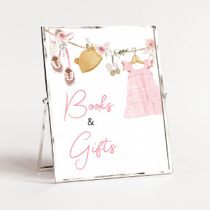 Sweet Baby Girl Boho Clothes Books and Gifts Poster