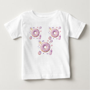 Sweet Baby Girl Doughnut  T-Shirt