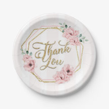 Sweet Baby Girl Party Plates