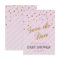 Sweet Baby Girl Pink & Gold Confetti | Baby Shower