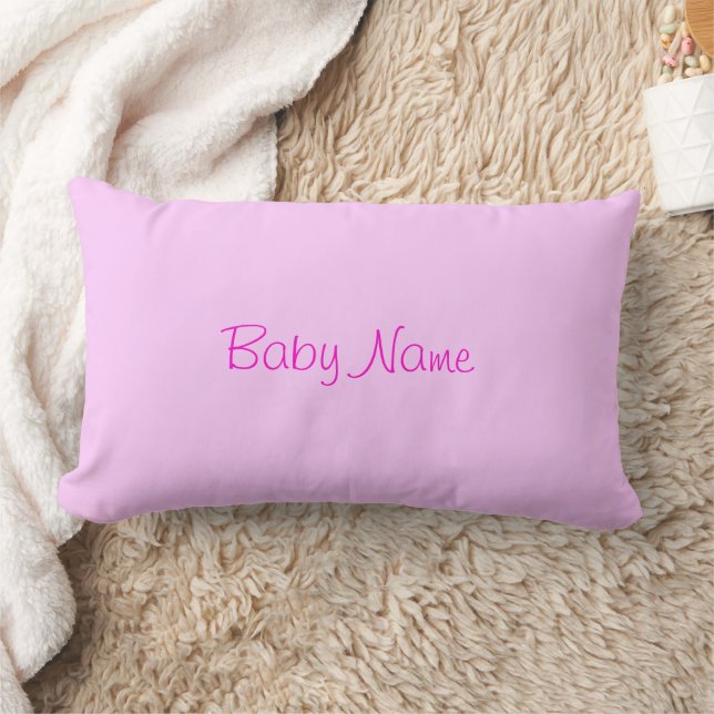 Sweet Baby Girl Reversible Pillow - CUSTOMIZE (Blanket)