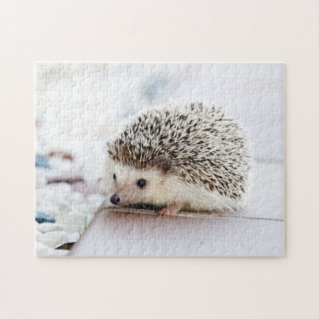 Sweet Baby Hedgehog Jigsaw Puzzle (Horizontal)