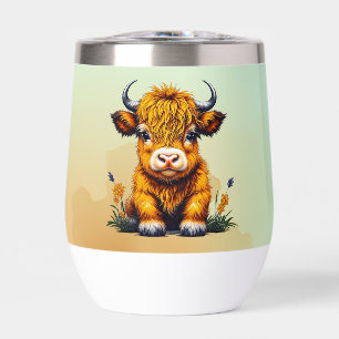 Sweet Baby Highland Cow Personalized