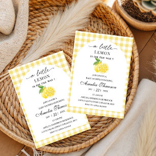 Sweet Baby Lemon Baby Shower  Citrus Baby Shower  Invitation