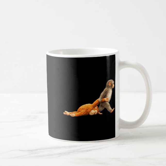 Sweet baby monkey punch fighter monkey meme  coffee mug (Right)