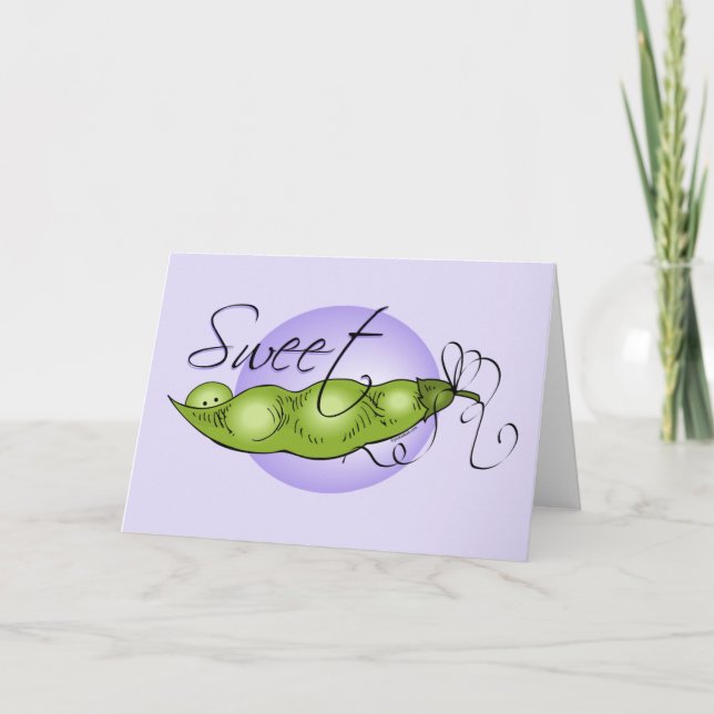 Sweet Baby Pea Card (Front)