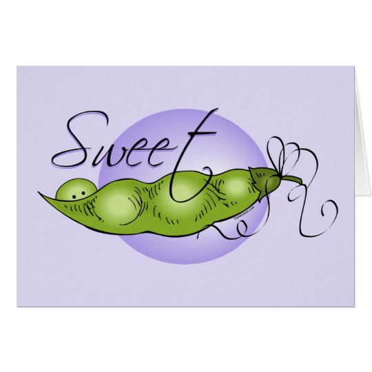 Sweet Baby Pea Card