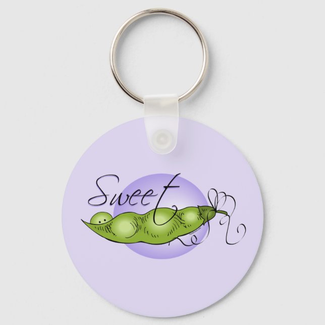 Sweet Baby Pea Key Ring (Front)