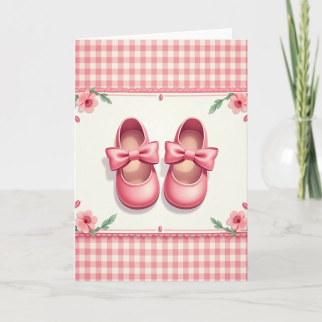 Sweet Baby Shoe Card (Front)