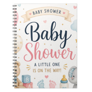 Sweet Baby Shower Celebration Notebook