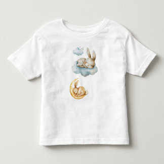 Sweet Baby Sleeping Bunnies – Cute Bunny Design 🐰 Toddler T-Shirt