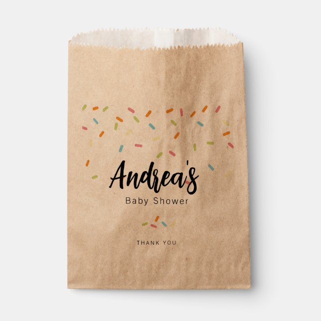 Sweet Baby Sprinkle Favour Bags (Front)