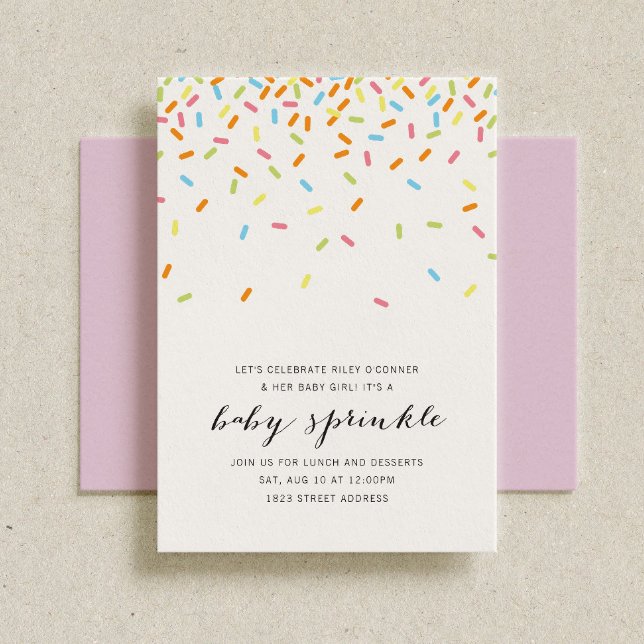 Sweet Baby Sprinkle Invite (Creator Uploaded)