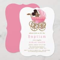 Sweet Baby Stroller Pram Baptism Christening