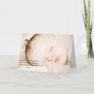 Sweet Baby Thank You Card