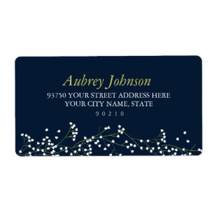 Sweet Baby's Breath Address Labels
