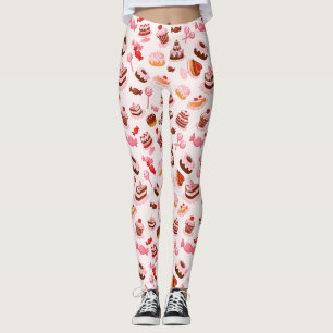 Sweet background leggings