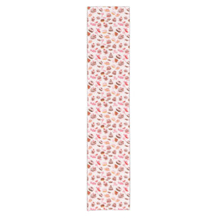 Sweet background short table runner