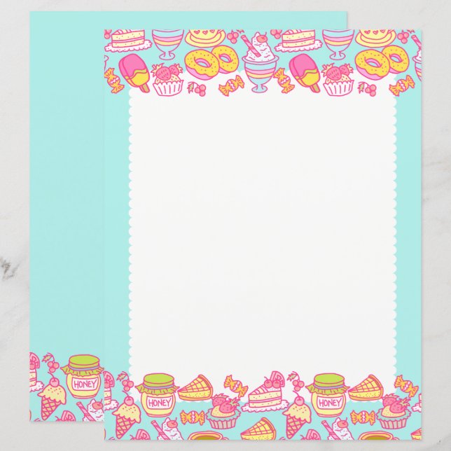 Sweet Bakery and Drinks Aqua (Front/Back)