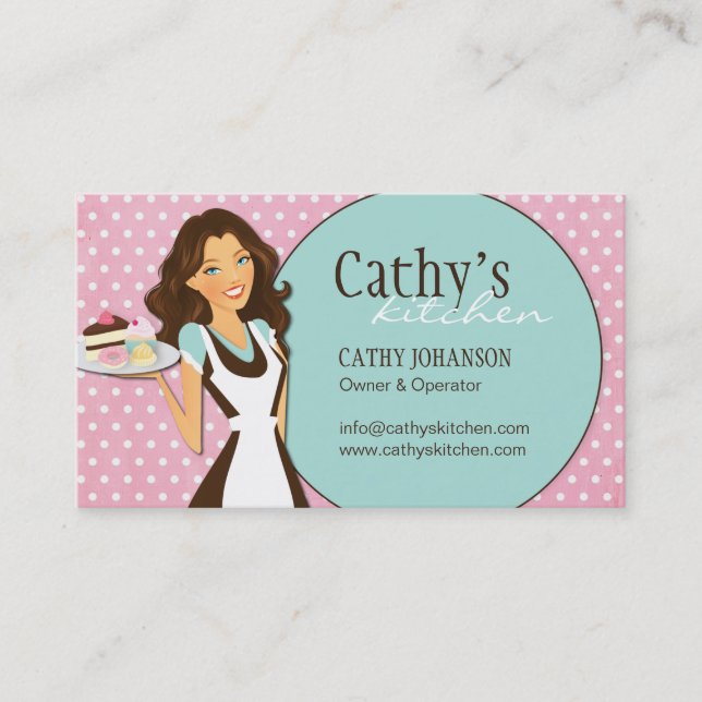 Sweet Bakery Business Card (Front)