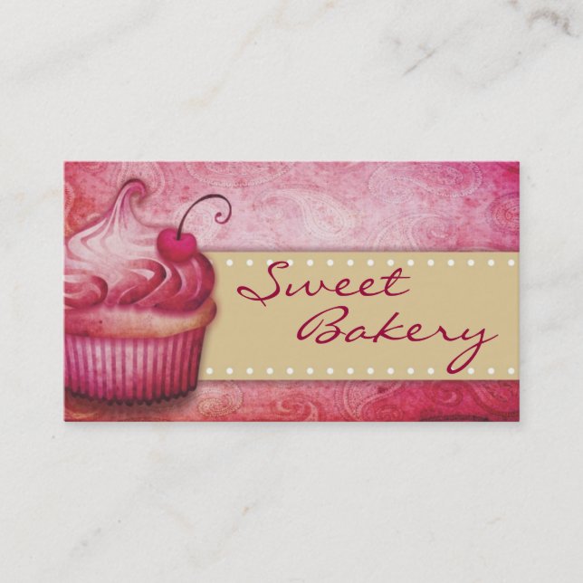 Sweet Bakery Business Cards (Front)