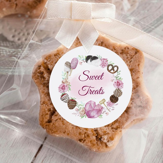 Sweet Bakery  Classic Round Sticker (Creator Uploaded)