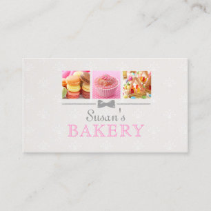 Sweet Bakery Cute Cupcake Business Card