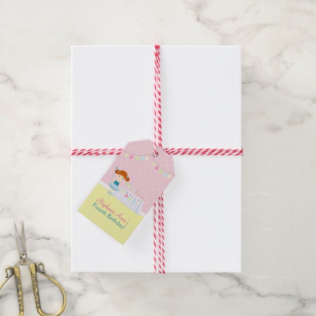 Sweet Ballerina Cupcake Celebration Gift Tags (With Twine)