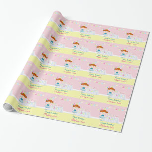 Sweet Ballerina Cupcake Celebration Wrapping Paper