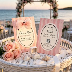 Sweet Beach Style wedding invite! Invitation