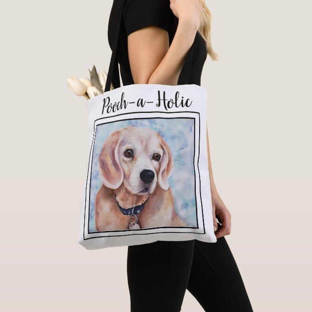 Sweet Beagle Tote Bag (Close Up)