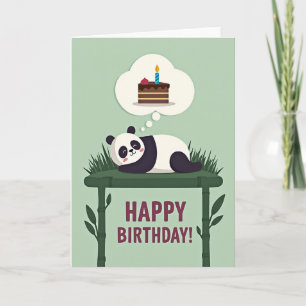 Sweet Bear Cake Birthday Card
