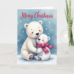 Sweet Bear Love Christmas Card