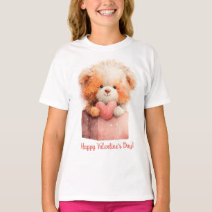 Sweet Bear Valentine Gift Art T-Shirt