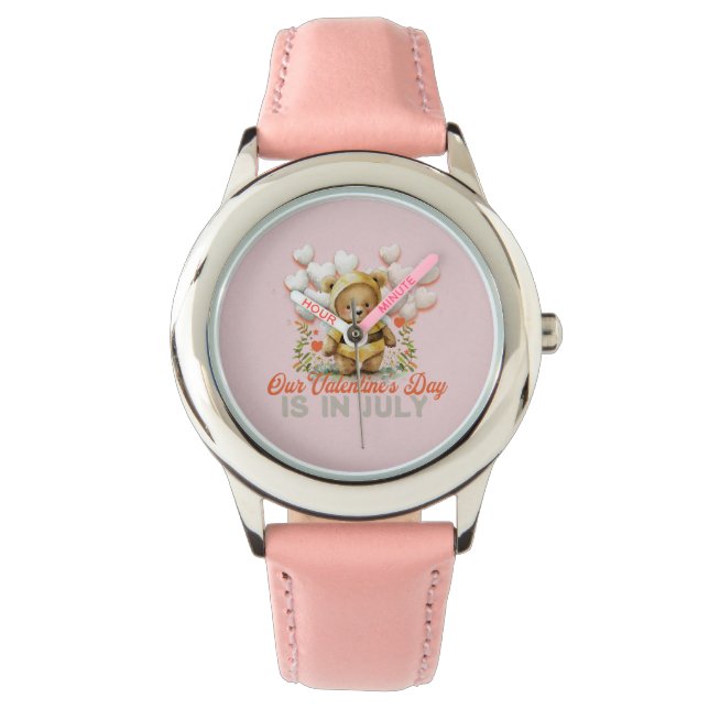 Sweet Bear - Valentine's Day in every month Watch (Front)