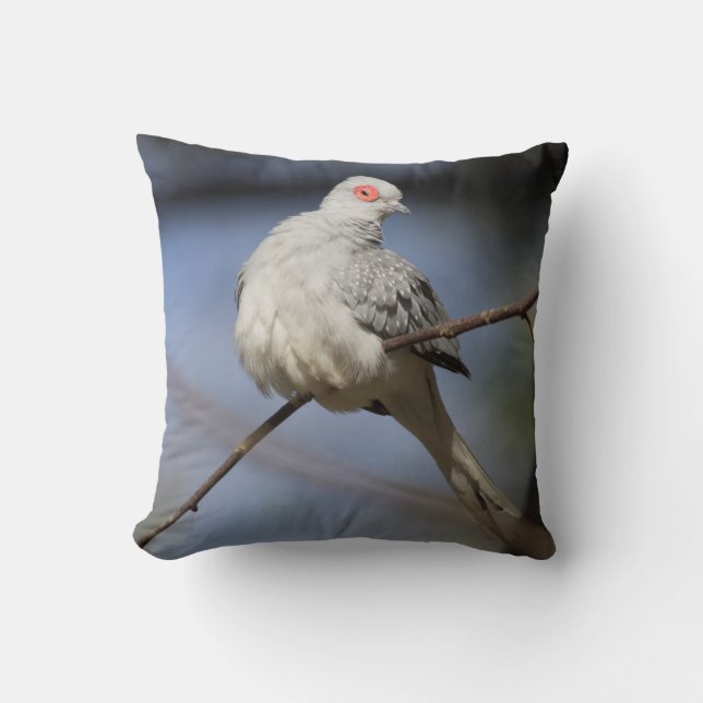 Sweet Beautiful Diamond Dove Cushion (Front)