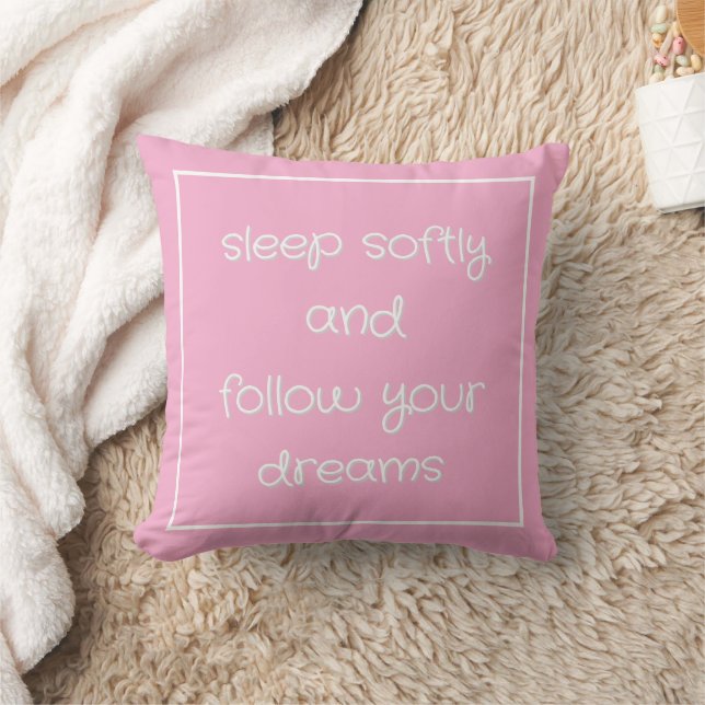Sweet Bedtime Words  Cushion (Blanket)