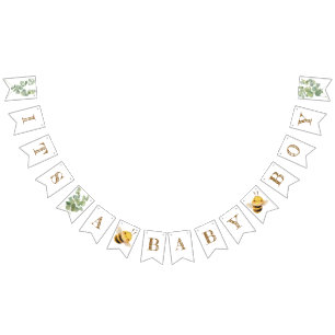 Sweet Bee Bunting Banner