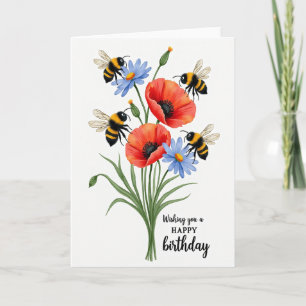 Sweet Bee Garden Card