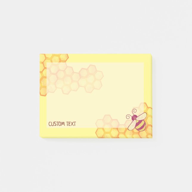 Sweet Bee Honeycomb Custom  Notes (Front)